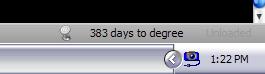 383 days to degree